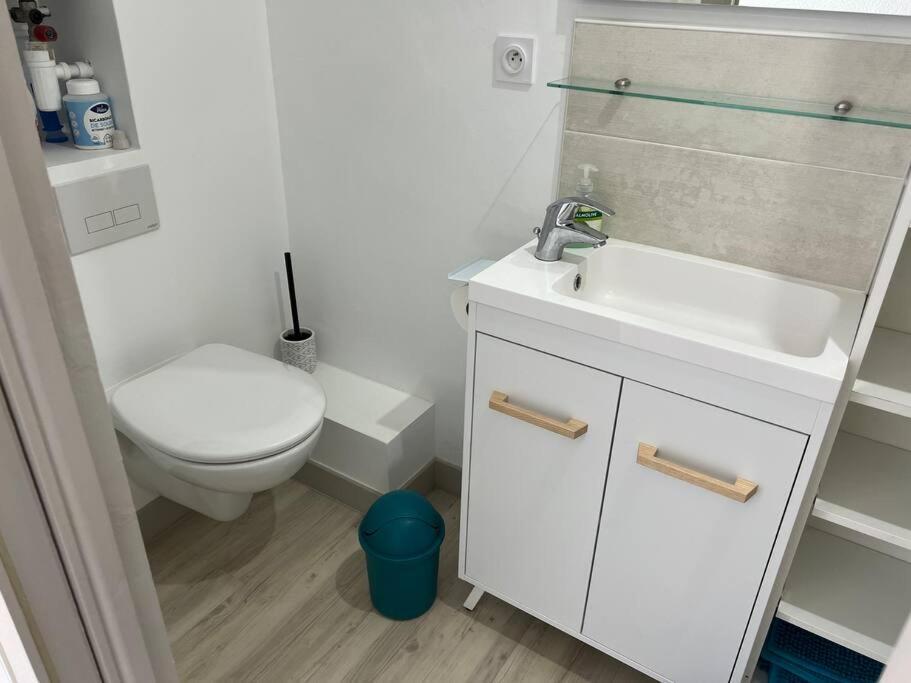 Le Carrousel - Apt Vue Mer - Plage A 10 M - Clim - Wifi Canet-en-Roussillon Ngoại thất bức ảnh