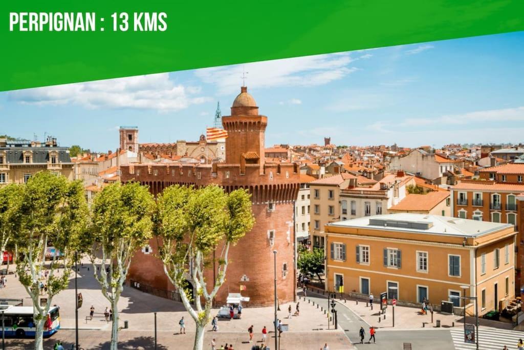 Le Carrousel - Apt Vue Mer - Plage A 10 M - Clim - Wifi Canet-en-Roussillon Ngoại thất bức ảnh